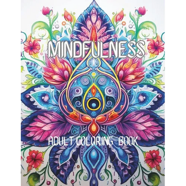 Mindfulness adult coloring book