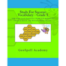 Study For Success: Vocabulary - Grade 5: 1000 Grade Level Vocabulary Words with Definitions, Parts of Speech, and Multiple Choice Quizzes