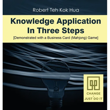 Knowledge Application In Three Steps: Demonstrated with a Business Card (Mahjong) Game