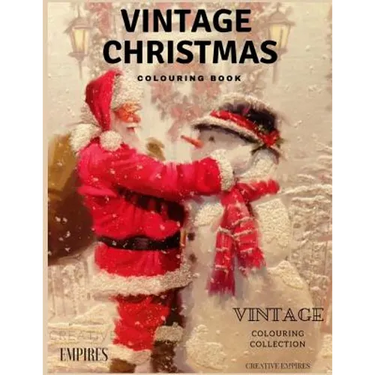 Vintage Christmas Colouring: Christmas Colouring Book with Vintage Pages for Adults and Children