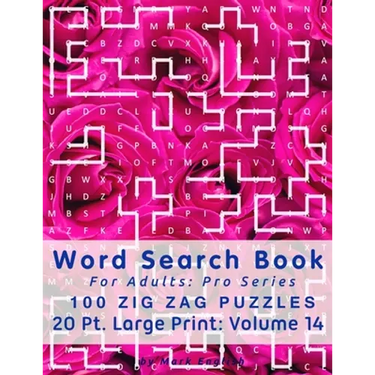 Word Search Book For Adults: Pro Series, 100 Zig Zag Puzzles, 20 Pt. Large Print, Vol. 14