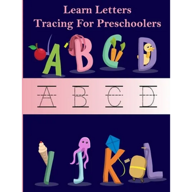 learn letters tracing for preschooler: handwriting practice workbooks for kids, educational alphabet traceable for kindergarten Kids (3-5)
