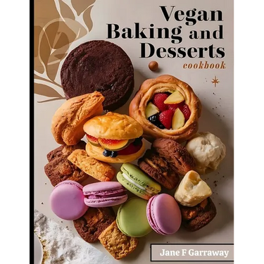 The Vegan Baking & Desserts Cookbook: 100+ Irresistible Plant-Based Treats Recipes for Cookies, Cakes, Bread, Ice Cream, Tarts, Pudding, Bars & More I