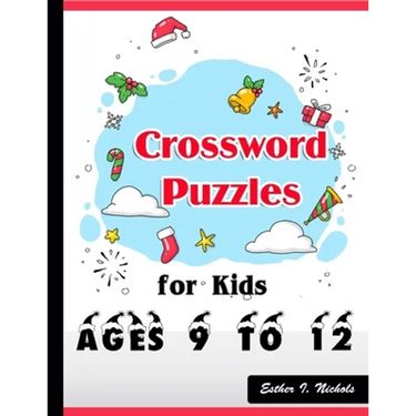 Crossword Puzzles for Kids Ages 9 to 12: Large-Print Best Puzzle Book
