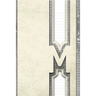 Letter M: Personalized Design Notebook: 120 pages