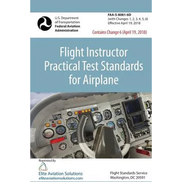 Flight Instructor Practical Test Standards For Airplane (FAA-S-8081-6D)