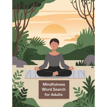 Mindfulness Word Search Book for Women: Word Search Puzzle Book for Relaxation, Stress Relief Word Search