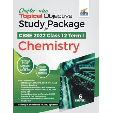 Chapter-wise Topical Objective Study Package for CBSE 2022 Class 12 Term I Chemistry