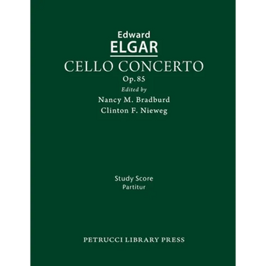Cello Concerto, Op.85: Study score
