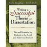 Writing a Successful Thesis or Dissertation: Tips and Strategies for Students in the Social and Behavioral Sciences