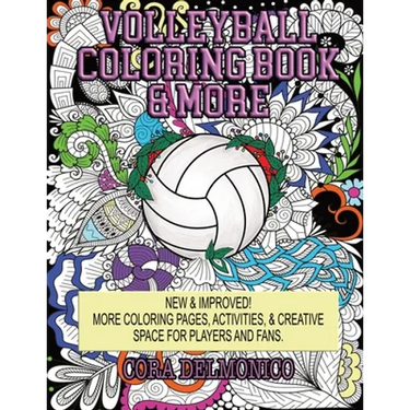 Volleyball Coloring Book & More: Coloring Pages, Activities, & Creative Space for Players & Fans
