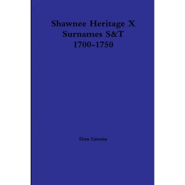 Shawnee Heritage X S-T 1700-1750