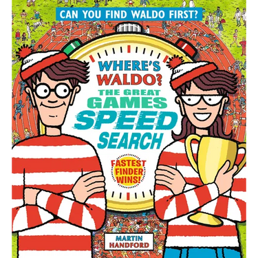 Where's Waldo? the Great Games Speed Search: (A Hidden Object Activity Book That Lays Flat for Head-To-Head Competition with Friends & Family - A Perf