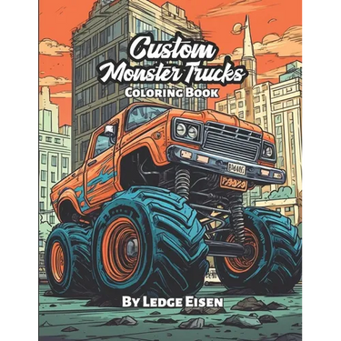 Custom Monster Trucks Coloring Book