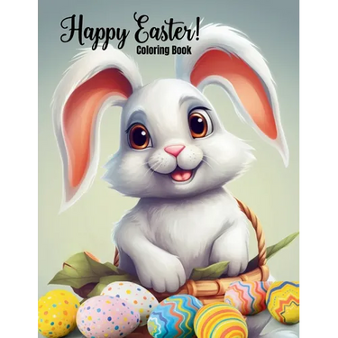 Happy Easter Coloring Book for Kids