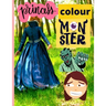 Princess Color Book: Large coloring book for kids