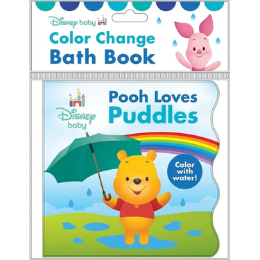 Disney Baby: Pooh Loves Puddles Color Change Bath Book