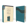 Niv, Premium Gift Bible, Leathersoft, Blue, Red Letter Edition, Indexed, Comfort Print