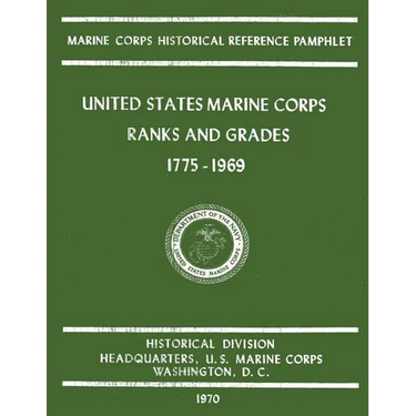 United States Marine Corps Ranks and Grades 1775-1969