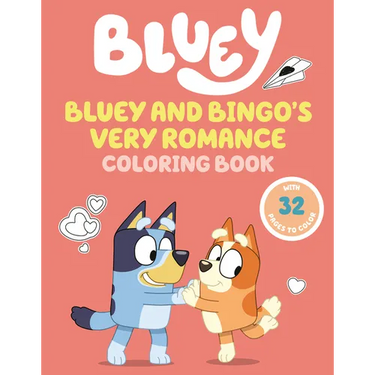 Bluey and Bingo's Very Romance Coloring Book