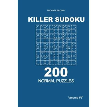 Killer Sudoku - 200 Normal Puzzles 9x9 (Volume 7)
