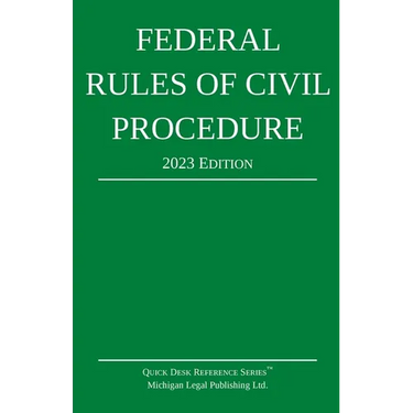 Federal Rules of Civil Procedure; 2023 Edition: With Statutory Supplement