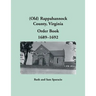 (Old) Rappahannock County, Virginia Order Book Abstracts 1689-1692