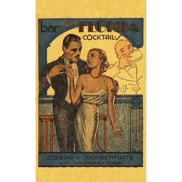 Bar La Florida Cocktails 1935 Reprint