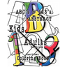 ABC's & 123's of ABSTRACT: Kids & Adult De-Stress Coloring Book
