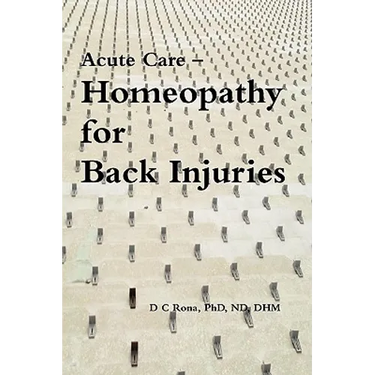 Acute Care - Homeopathy for Back Injuries
