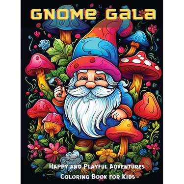 Gnome Gala: Happy and Playful Adventures Coloring Book for Kids