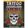 Tattoo Coloring Book: An Adult Coloring Book with Awesome and Relaxing Tattoo Designs for Men and Women Coloring Pages