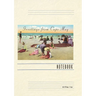 Vintage Lined Notebook Greetings from Cape May, New Jersey, Beach Scene