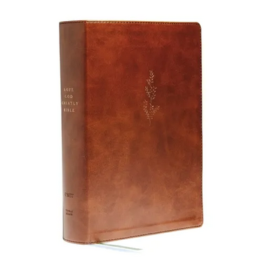 Young Women Love God Greatly Bible: A Soap Method Study Bible (Net, Brown Leathersoft, Comfort Print)