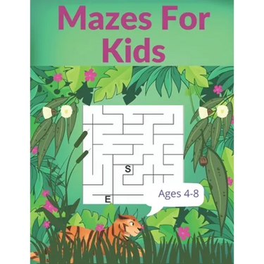 Mazes For Kids Ages 4-8: Amazing Maze Activity Book for Kids.Good Activities for Children Traveling.