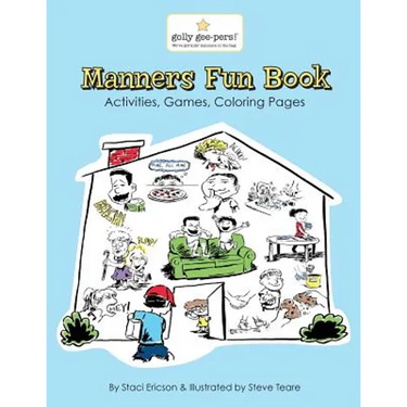 Manners Fun Book: A fun workbook with activities for pre-k through elementary school years