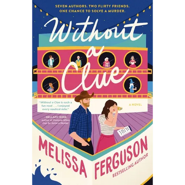 Without a Clue: A Rom-Com, Cozy Mystery Book about Books