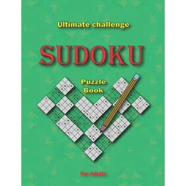 Ultimate challenge Sudoku Puzzle Book for Adults: Collection of 912 Sudoku Puzzle Book with full solutions from Beginner to expert. 8.5"x11" 204 pages