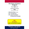 Ohio Rules of Evidence Handbook with Common Objections & Evidentiary Foundations