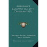 Ambulance Company 113, 29th Division (1919)