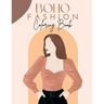Boho Fashion Coloring Book: 30 Stylish Pages of Coloring for Adult Women and Teen Girls