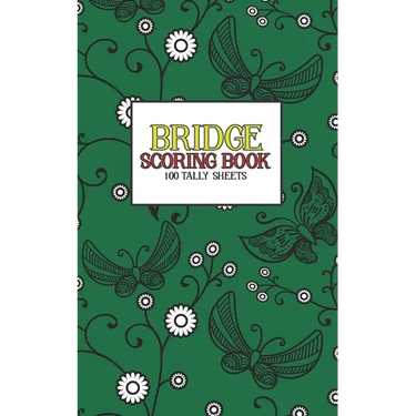 Bridge Scoring Book: 100 Tally Sheets