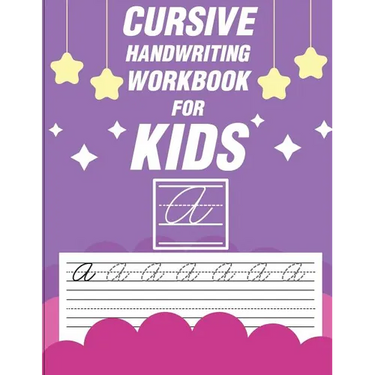 Cursive handwriting workbook for kids: workbook cursive, k workbook age 5, cursive handwriting workbook for teens, workbooks for preschoolers