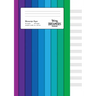 Manuscript Paper: Colour Spectrum A4 Blank Sheet Music Notebook