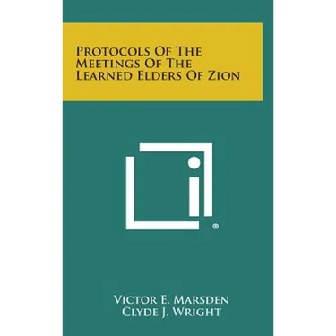 Protocols of the Meetings of the Learned Elders of Zion