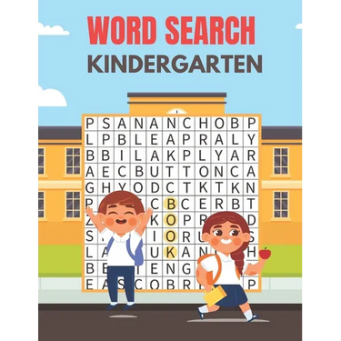 Kindergarten Word Search: A Unique Kindergarten Word Search Book for Kids Fun Brain Bending Word Search Puzzles to Have Fun and Relief Daily Str