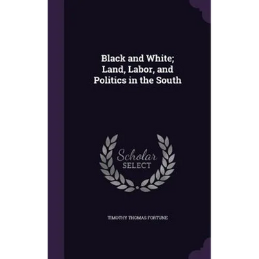 Black and White; Land, Labor, and Politics in the South