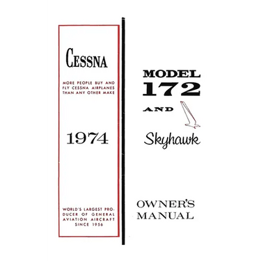 Cessna 1974 Model 172 and Skyhawk Owner's Manual