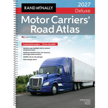 Rand McNally 2027 Deluxe Motor Carriers Road Atlas
