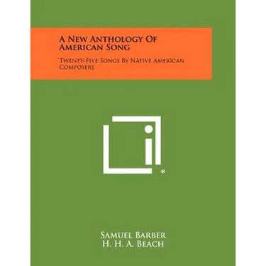 A New Anthology Of American Song: Twenty-Five Songs By Native American Composers